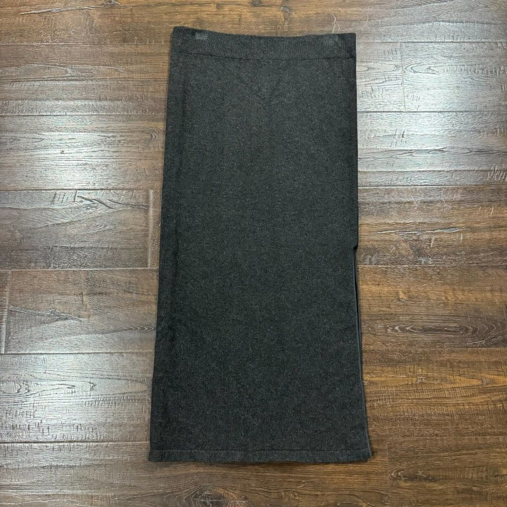 Fabletics Womens Cloud Seamless High Waisterd Skirt Midi Side Slit Size XL